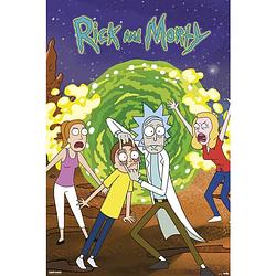 Foto van Grupo erik rick and morty portal poster 61x91,5cm