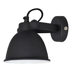 Foto van Urban interiors - industrial 12cm wandlamp - zwart