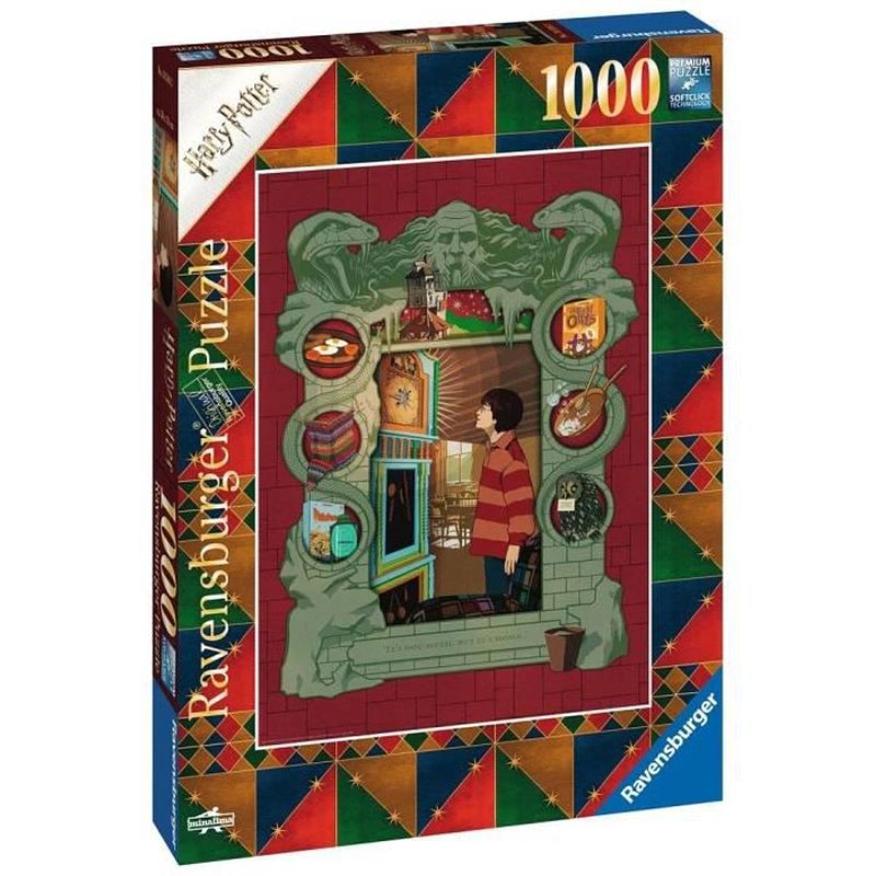 Foto van Puzzel 1000 p - harry potter bij de familie weasley (verzamel harry potter minalima)