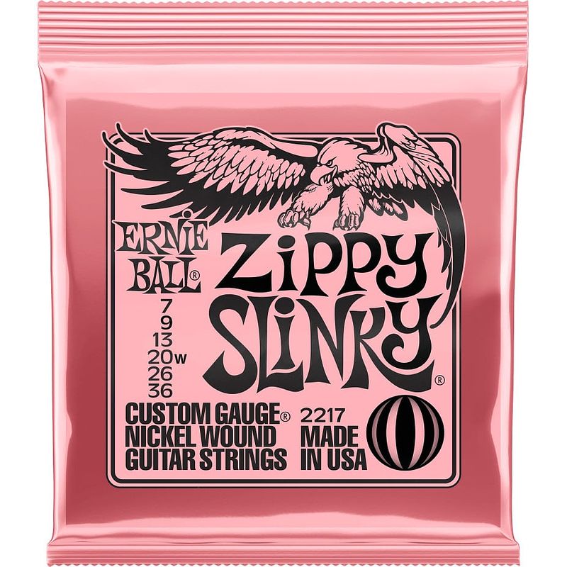 Foto van Ernie ball 2217 zippy slinky (007-036) snarenset voor elektrische gitaar