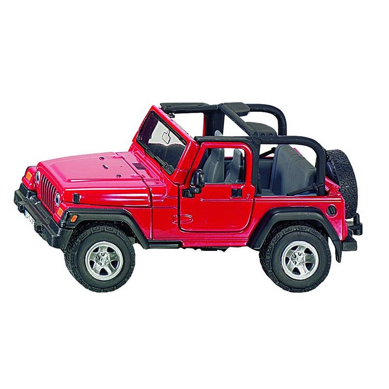 Foto van Siku jeep wrangler 1:32 rood