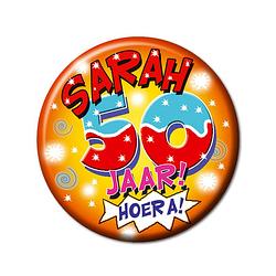 Foto van Paper dreams button klein - sarah 50 jaar