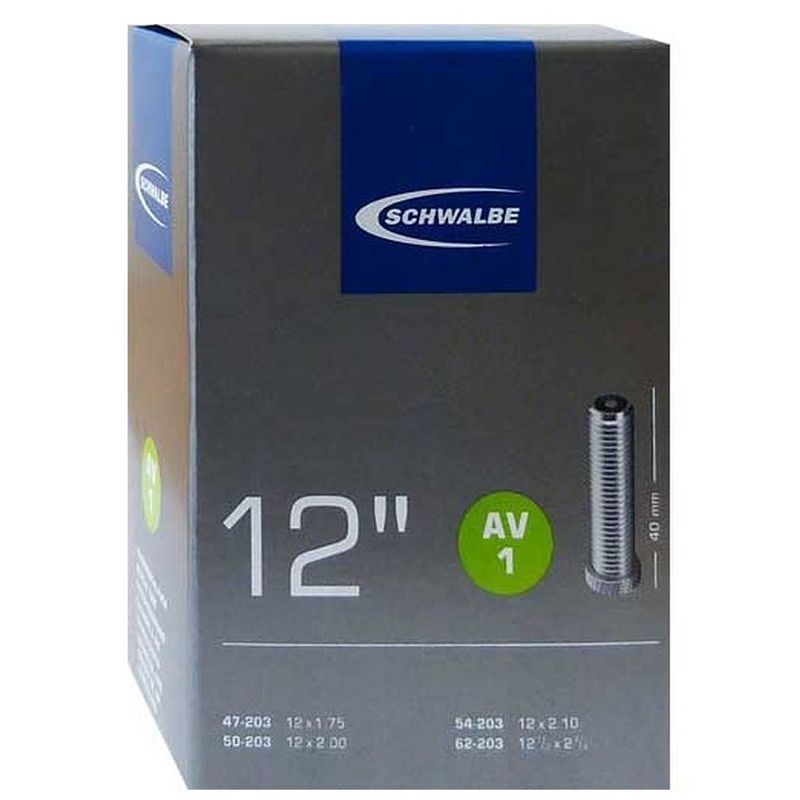 Foto van Schwalbe binnenband 12 x 1.75/2.10 (47/62-203) av 40 mm