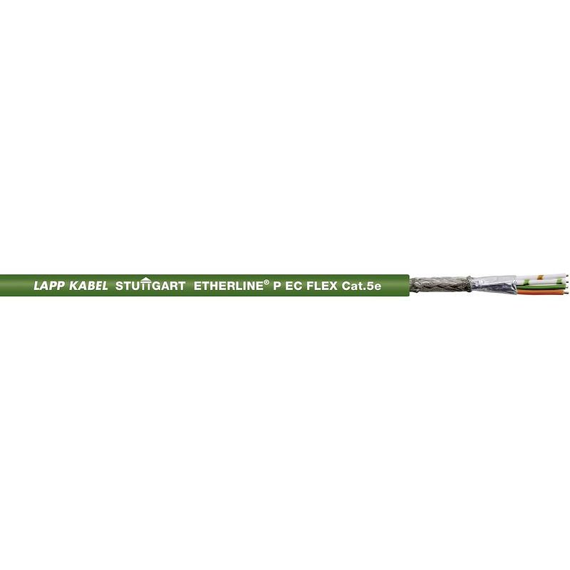 Foto van Lapp 2170431-1000 netwerkkabel cat 5e sf/utp 2 x 2 x 0.12 mm² groen 1000 m