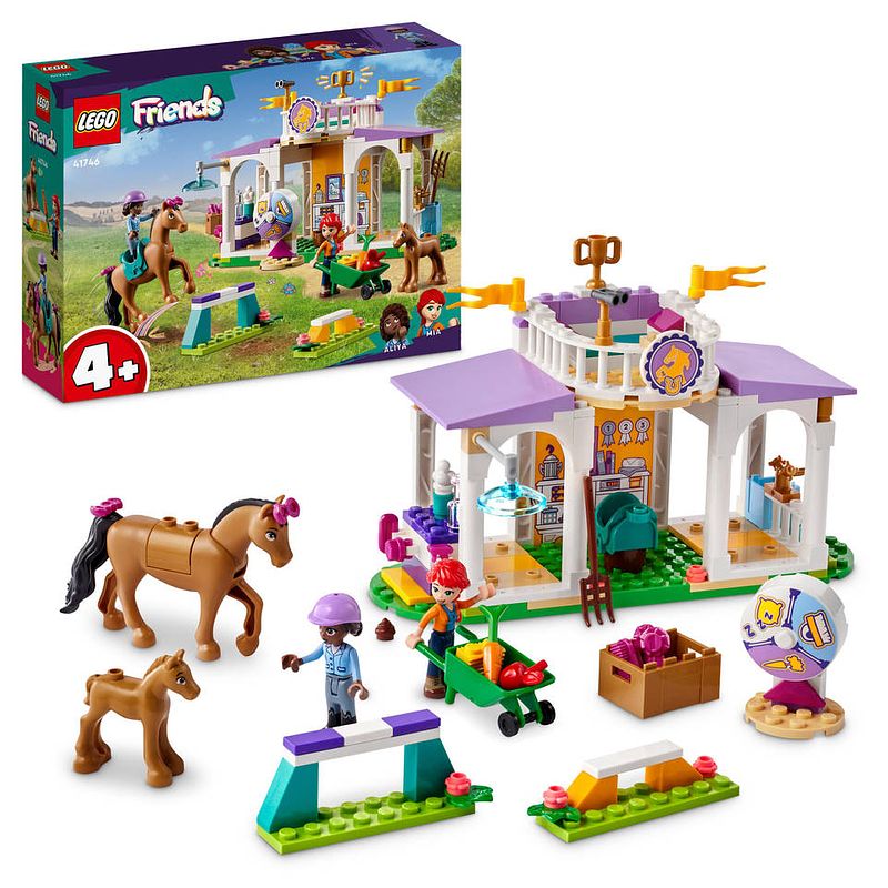 Foto van Lego friends paardentraining 41746