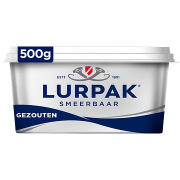 Foto van Lurpak smeerbare boter gezouten 500 g kuipje bij jumbo