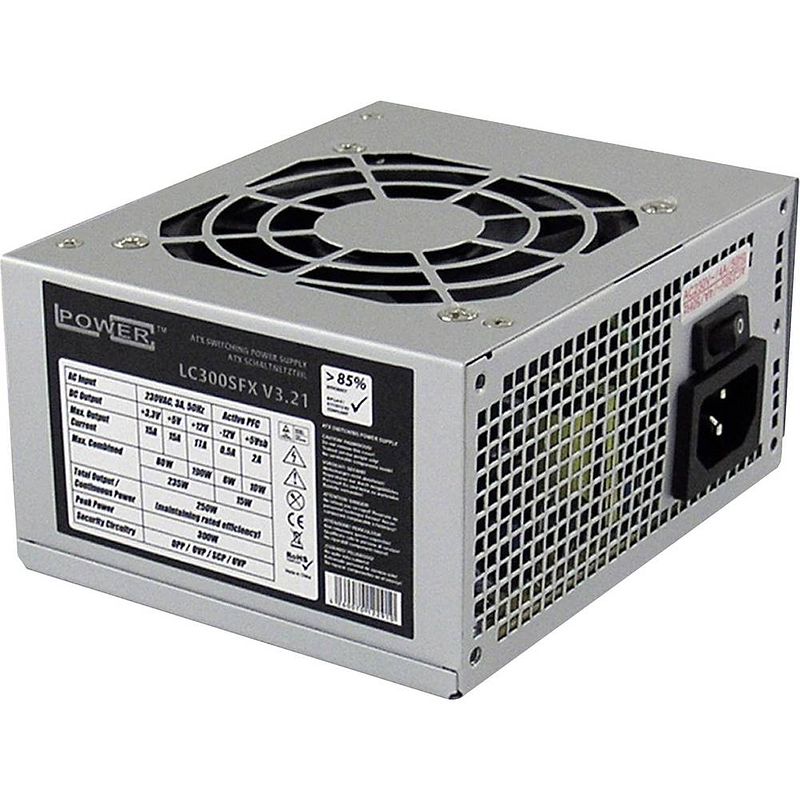 Foto van Lc power lc300sfx pc netvoeding 300 w sfx zonder certificering