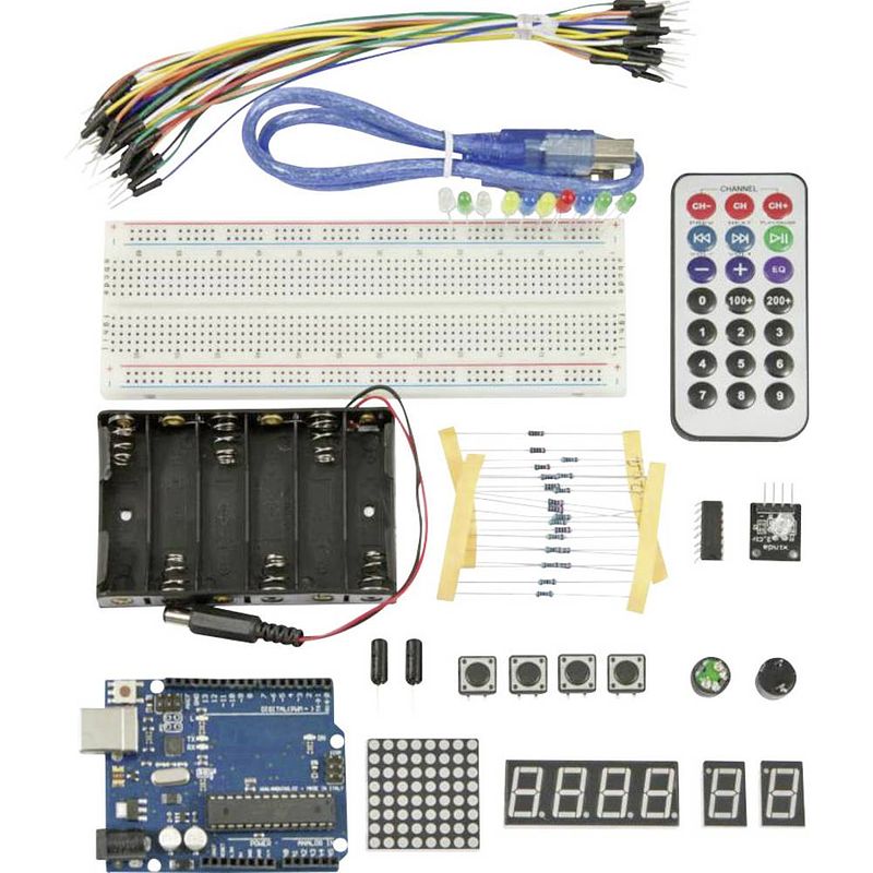 Foto van Allnet starter kit light uno r.3 starterkit atmega328