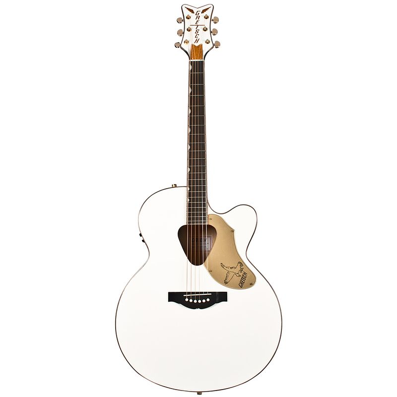 Foto van Gretsch g5022cwfe rancher falcon jumbo western gitaar