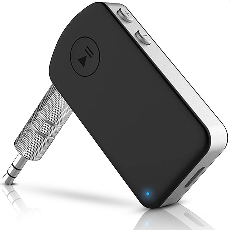 Foto van Strex bluetooth receiver - bt 5.0 - 3.5mm aux - bluetooth ontvanger - handsfree bellen - bluetooth audio receiver -