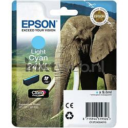 Foto van Epson 24xl licht cyaan cartridge