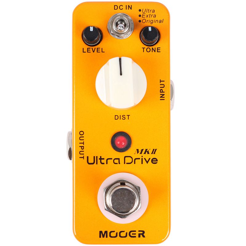 Foto van Mooer ultra drive mkii distortion effectpedaal