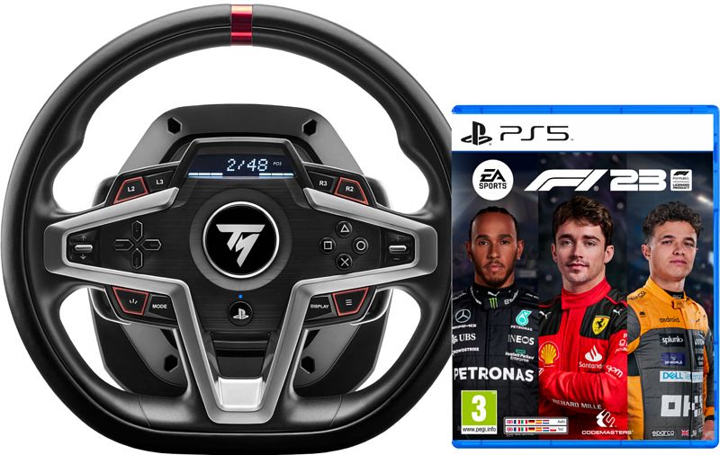 Foto van Thrustmaster t248 racestuur + f1 23 ps5