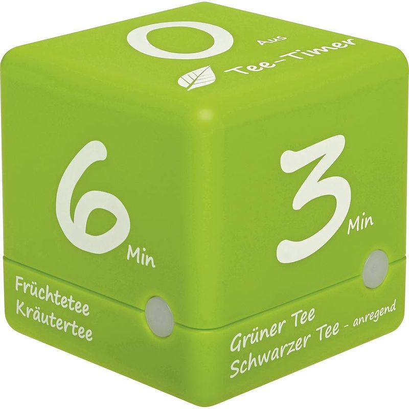 Foto van Tfa dostmann tee-timer cube timer groen digitaal