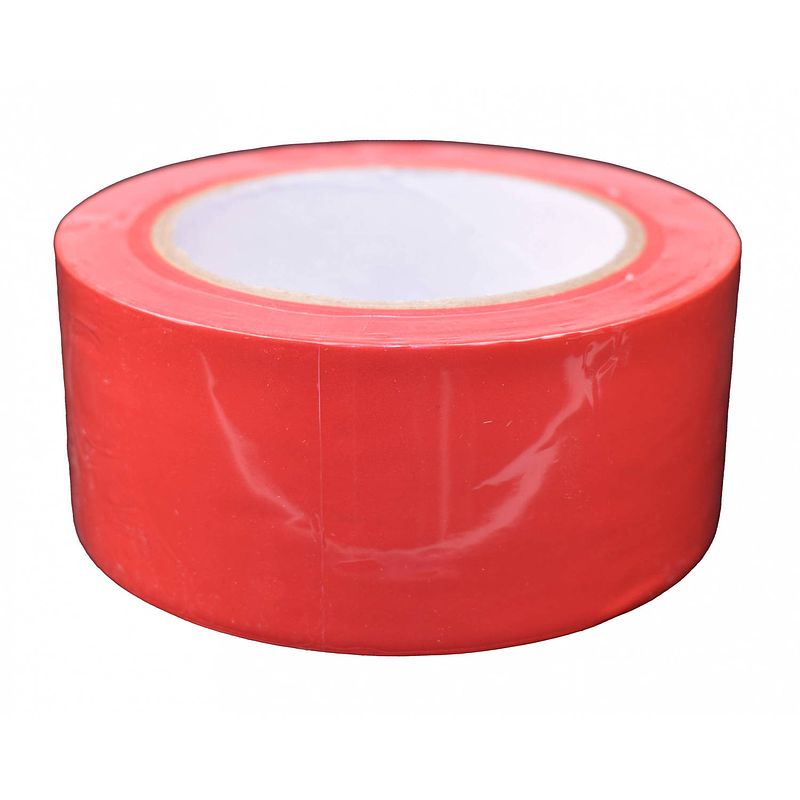 Foto van Verlofix vloermarkeringtape 50 mm x 33 m pvc rood