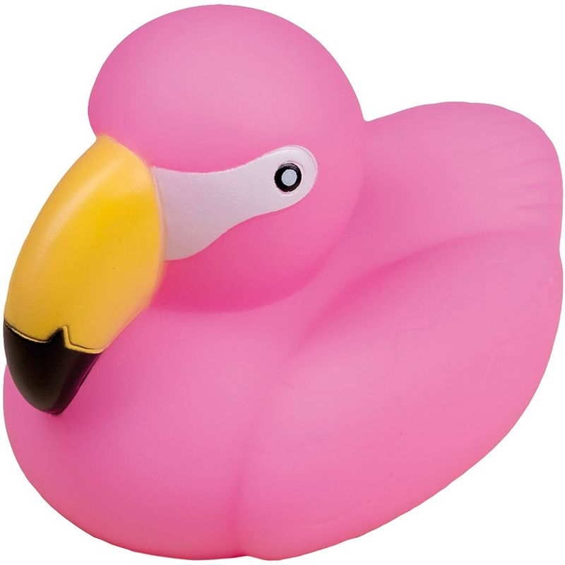 Foto van Happy people badeend flamingo 9 cm roze