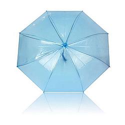 Foto van Plastic blauwe paraplu 92 cm - paraplu's