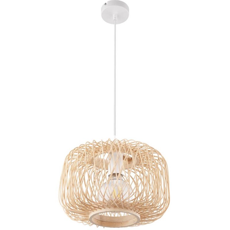 Foto van Moderne hanglamp lucia - l:32cm - e27 - metaal - brons