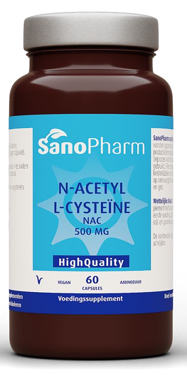 Foto van Sanopharm n-acetyl l-cysteine capsules