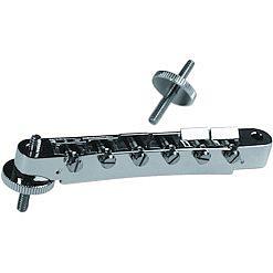 Foto van Gibson abr-1 tune-o-matic bridge chrome originele gibson brug voor les paul gitaar