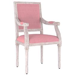 Foto van Vidaxl fauteuil 54x59x99 cm fluweel roze