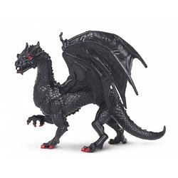 Foto van Plastic zwarte draken 15 cm - speelfigurenset