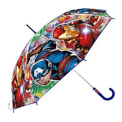 Foto van Marvel kinderparaplu avengers 46 cm polyester blauw