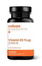 Foto van Cellcare vitamine d3 75mcg capsules