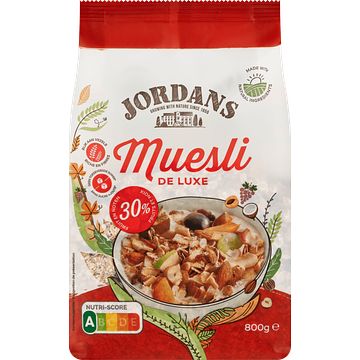 Foto van Jordans muesli de luxe 800g bij jumbo