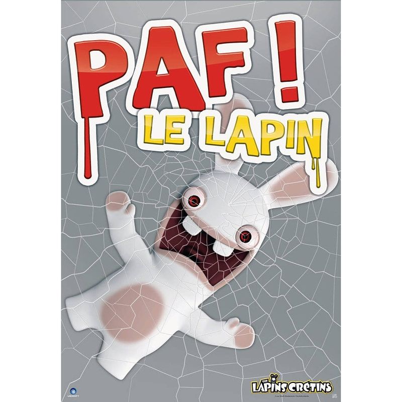 Foto van Abystyle raving rabbids paf the rabbit poster 68x98cm