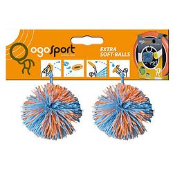 Foto van Ogosport ogo-ballen 2 stuks oranje/blauw