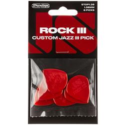 Foto van Dunlop 570p138 rock iii jazz iii plectrums (6 stuks)