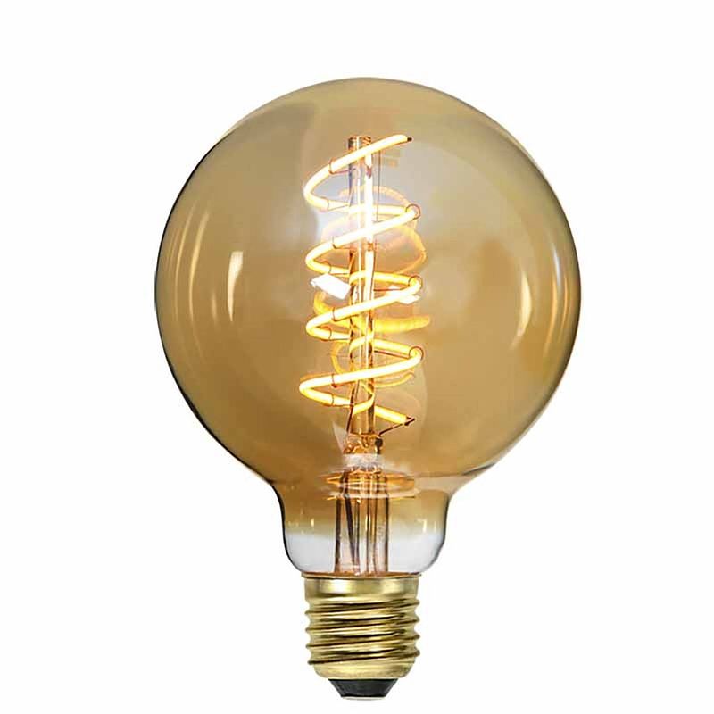 Foto van Highlight lamp led g95 4w 180lm 2200k dimbaar amber