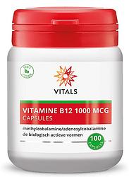 Foto van Vitals vitamine b12 1000mcg capsules