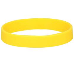 Foto van Siliconen armband geel - verkleedarmdecoratie