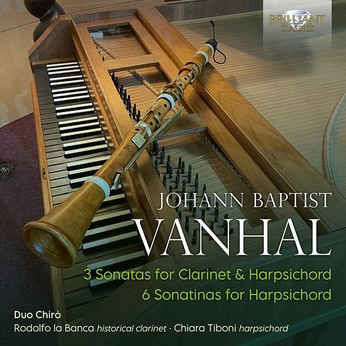 Foto van Vanhal: 3 sonatas for clarinet & harpsichord, 6 so - cd (5028421963570)