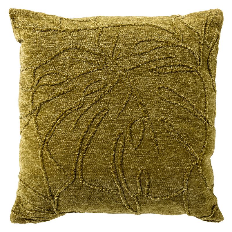 Foto van Dutch decor - may - sierkussen 45x45 cm olive branch - groen