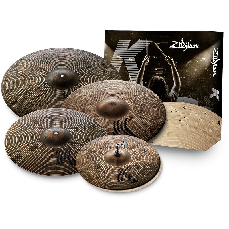 Foto van Zildjian k custom dry pack 4-delige bekkenset 14 16 18 21