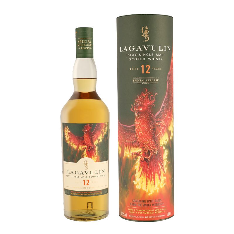 Foto van Lagavulin 12 years limited release 2022 70cl whisky + giftbox