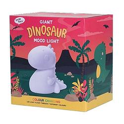 Foto van Fizz creations feestlamp dinosaurus junior 27 cm wit