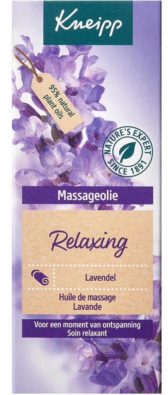 Foto van Kneipp massageolie relaxing - lavendel