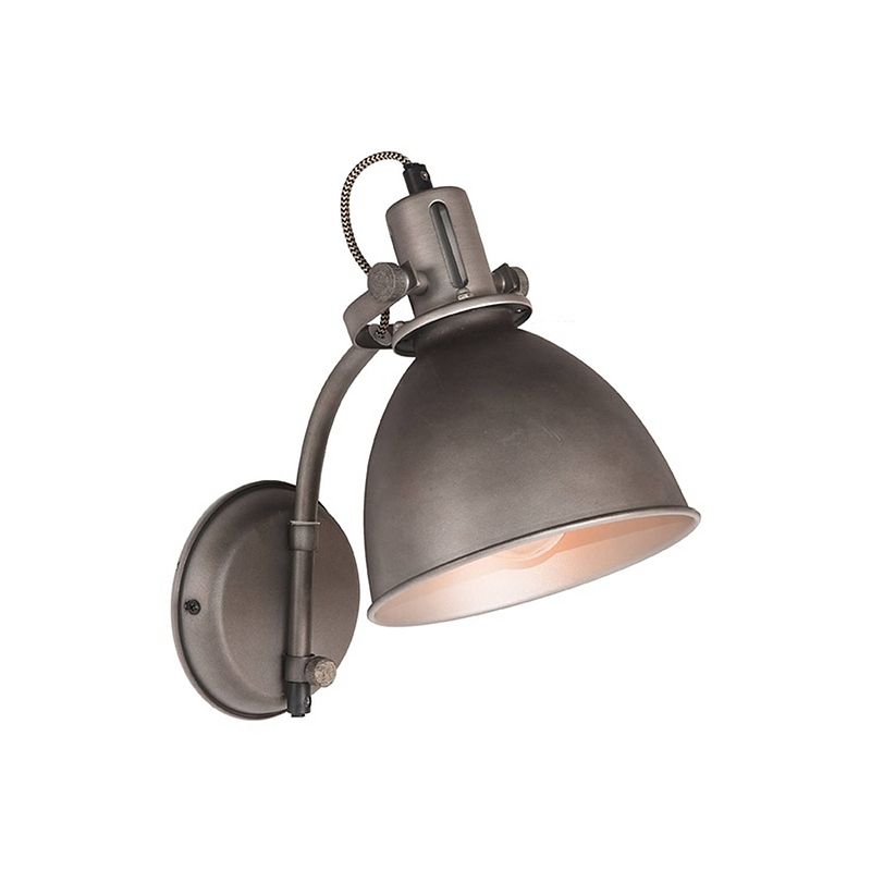 Foto van Label51 wandlamp spot - burned steel - metaal