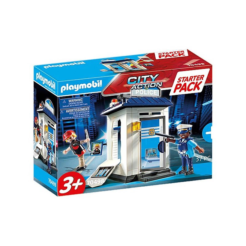 Foto van Playmobil city action - starterpack police station (70498)