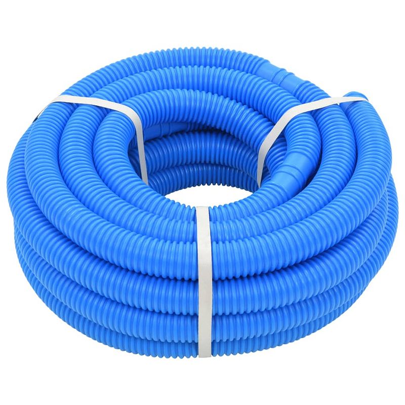 Foto van The living store zwembadslang - 38 mm - lengte 12 m - ldpe - blauw