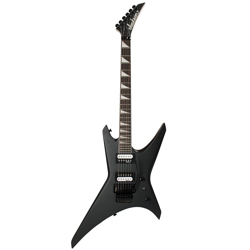 Foto van Jackson js32 warrior floyd rose satin black elektr. git.