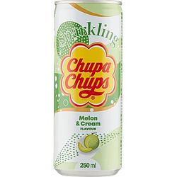 Foto van Chupa chups sparkling melon & cream blik 250ml bij jumbo