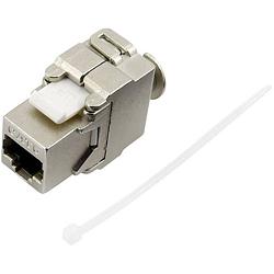 Foto van Tru components rj45-koppeling, cat. 6 93038c366 koppeling, recht aantal polen 8 metaal 1 stuk(s)