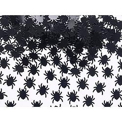 Foto van Halloween - 3x halloween spinnen confetti zwart 45 gram - confetti