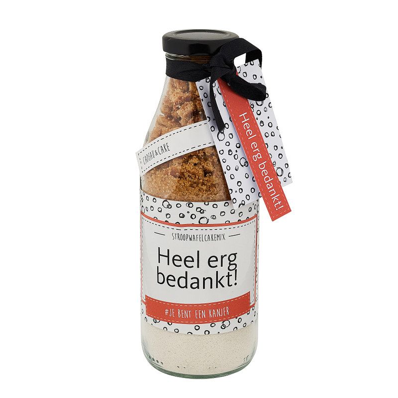 Foto van Stroopwafel cakemix - heel erg bedankt! - 380 g