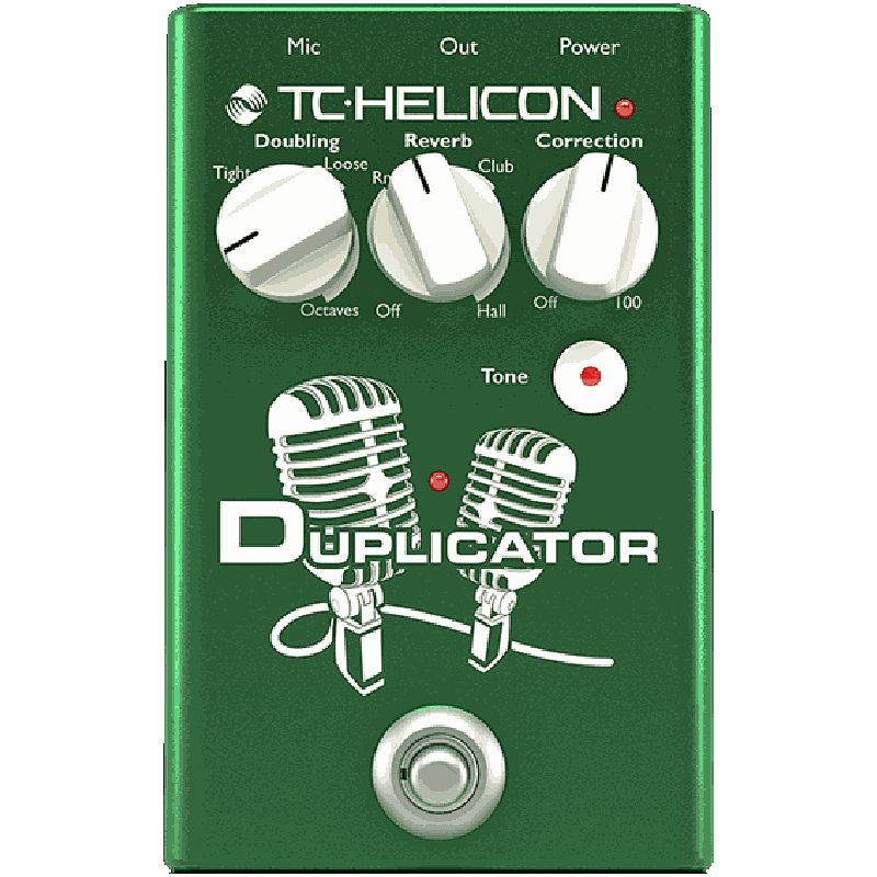 Foto van Tc helicon duplicator zang-effectpedaal